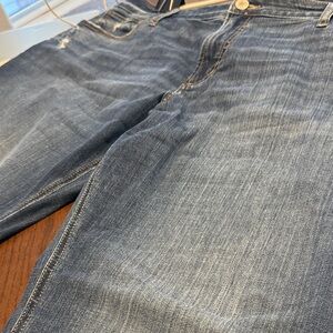 Silver Jeans Women's Boyfriend Jeans - Dark Wash with Faded Highlights